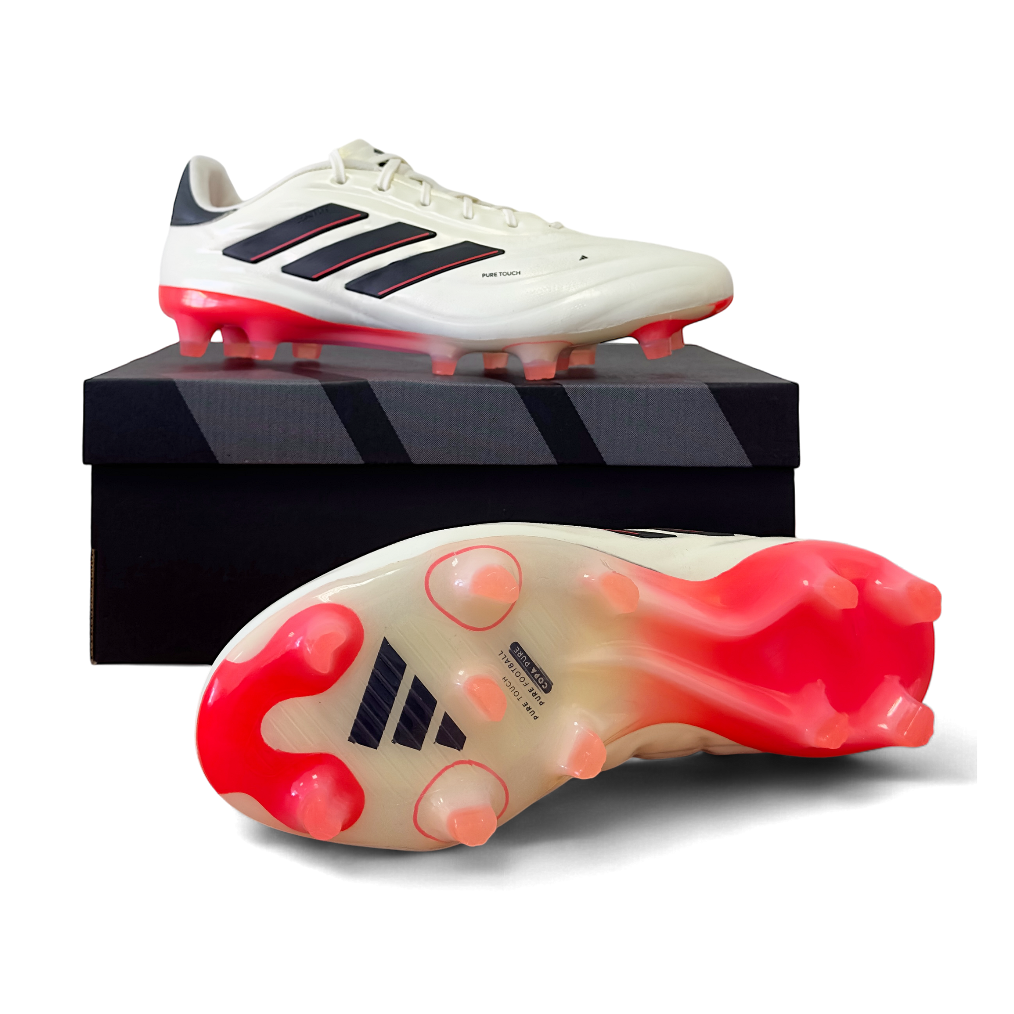 Entdecke den Adidas Copa Pure 2 Elite FG (IF5447) auf STUNNINGBOOTS.com. Diese Fußballschuhe bieten erstklassigen Komfort und präzise Ballkontrolle auf festem Boden. Ihr hochwertiges Material und das innovative Design sorgen für optimale Performance und eine perfekte Passform. Ideal für Spieler, die Stil und Funktionalität auf dem Platz suchen.