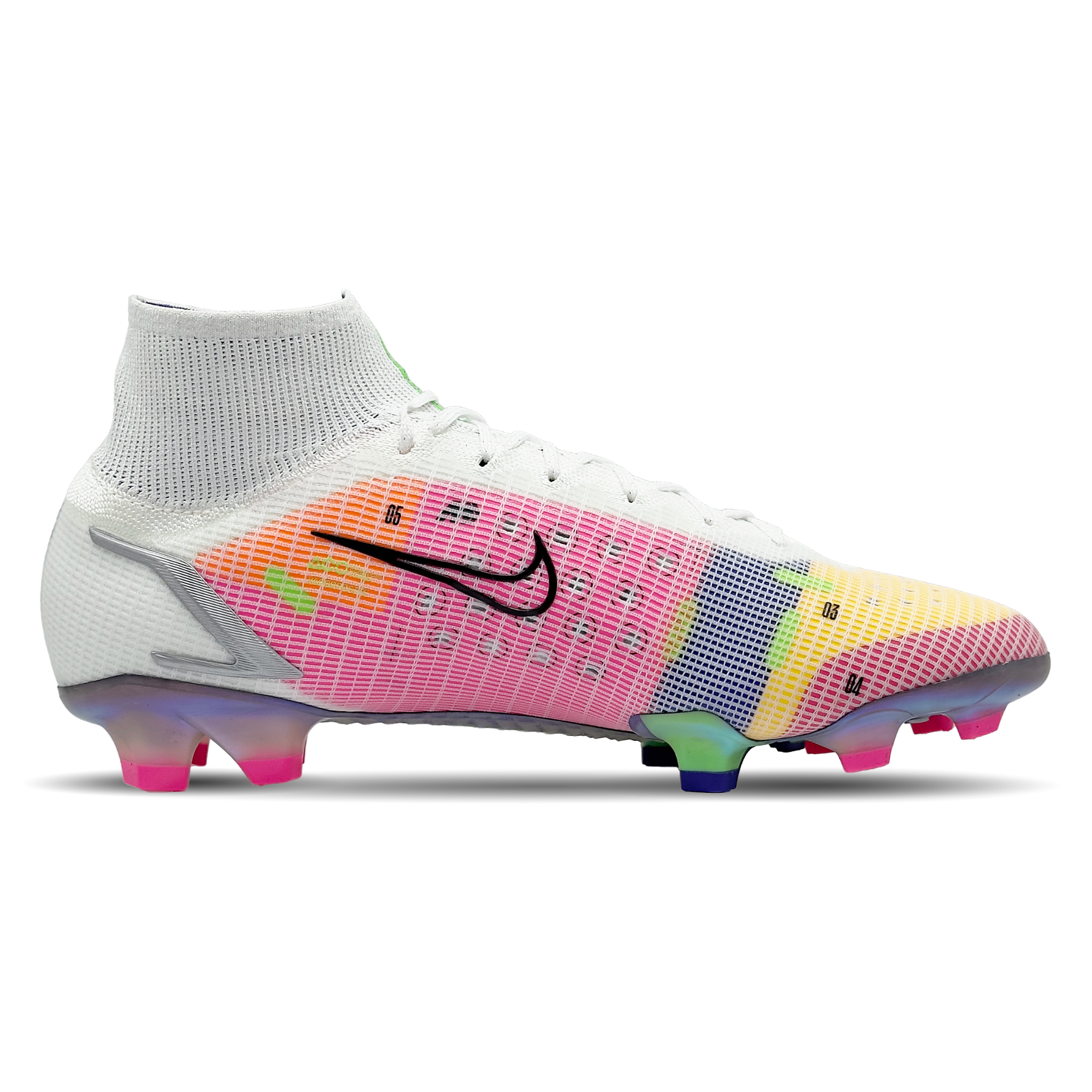 Entdecke die Nike Mercurial Superfly 8 Elite FG (CV0958-105) auf STUNNINGBOOTS.com. Diese High-Performance-Fußballschuhe bieten erstklassige Ballkontrolle und explosive Geschwindigkeit auf festem Boden. Der Dynamic Fit-Kragen sorgt für eine sockenähnliche Passform, während das strapazierfähige Obermaterial und die innovative Sohle maximale Traktion und Stabilität gewährleisten. Ideal für ambitionierte Spieler, die ihre Performance auf das nächste Level heben möchten.