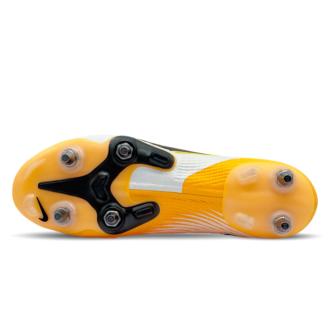 Die Nike Mercurial Vapor 13 Elite SG-Pro (CJ6124-802) Fußballschuhe bieten dir optimalen Grip und explosive Beschleunigung auf weichen Böden. Das Flyknit-Obermaterial schmiegt sich perfekt an deinen Fuß und verleiht dir ein sockenähnliches Tragegefühl, während die All Conditions Control (ACC) Technologie für hervorragende Ballkontrolle bei jeder Witterung sorgt. Die Kombination aus Schraub- und Feststollen sorgt für stabilen Halt und schnelle Richtungswechsel. Diese Schuhe sind ideal für schnelle und wendig