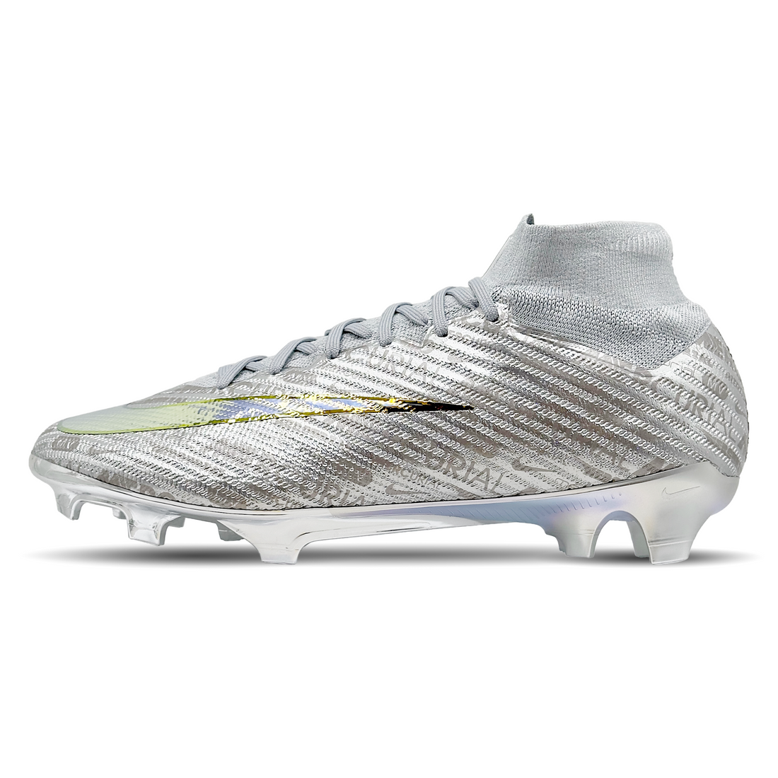 Entdecke den Nike Mercurial Zoom Superfly 9 Elite XXV SE FG (FB8863-060) auf STUNNINGBOOTS.com. Diese exklusive Sonderedition bietet Hochleistungs-Fußballschuhe für ultimative Geschwindigkeit und Agilität. Ihr innovatives Design und unübertroffener Komfort garantieren herausragende Leistung auf dem Platz. Mit markantem Styling und erstklassiger Passform bist du bereit, deine Gegner zu überwinden.