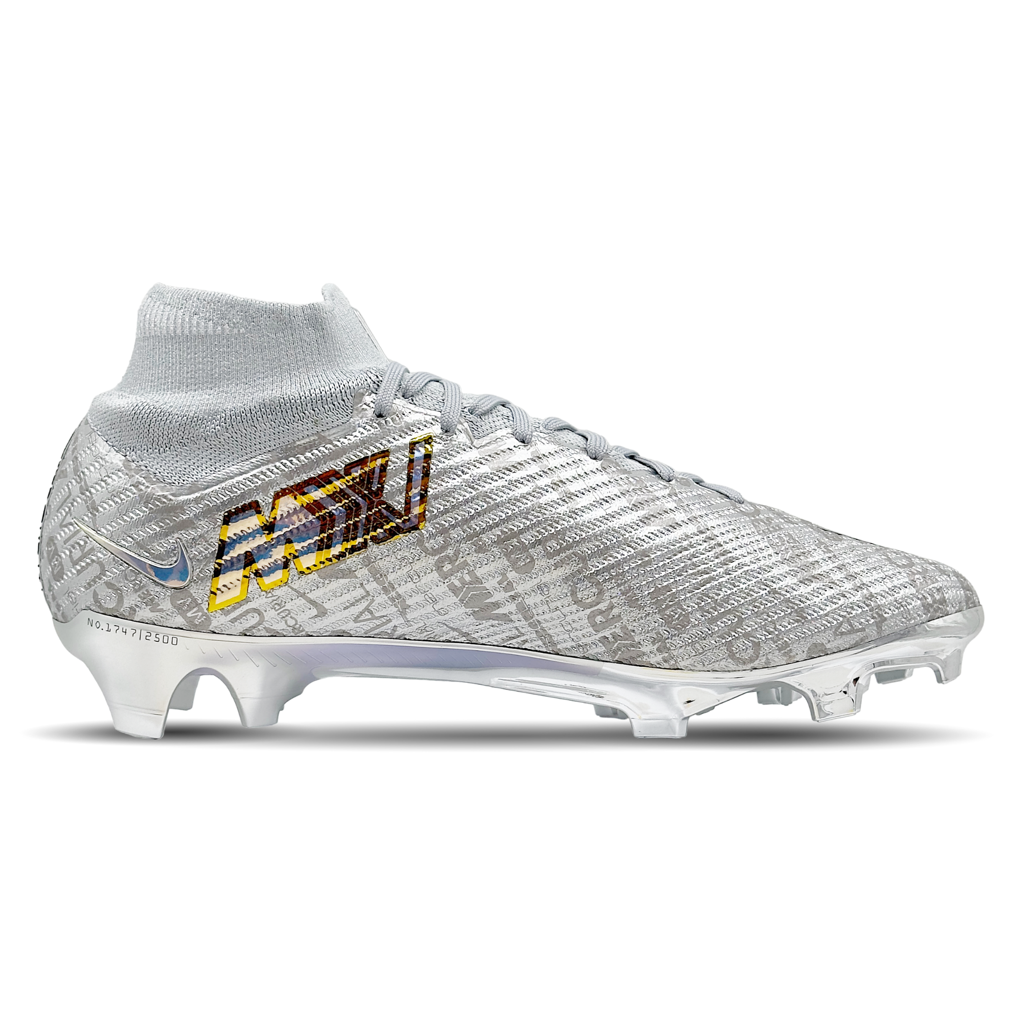 Entdecke den Nike Mercurial Zoom Superfly 9 Elite XXV SE FG (FB8863-060) auf STUNNINGBOOTS.com. Diese exklusive Sonderedition bietet Hochleistungs-Fußballschuhe für ultimative Geschwindigkeit und Agilität. Ihr innovatives Design und unübertroffener Komfort garantieren herausragende Leistung auf dem Platz. Mit markantem Styling und erstklassiger Passform bist du bereit, deine Gegner zu überwinden.