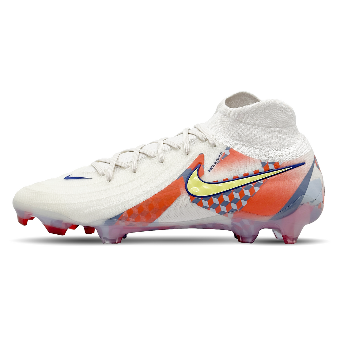 Die Nike Phantom Luna II Elite SE FG (FZ1528-001) bieten dir auf festen Böden exzellente Kontrolle und Präzision. Diese Premium-Fußballschuhe zeichnen sich durch ihr fortschrittliches Design und ihre langlebigen Materialien aus, die für optimalen Komfort und Leistung sorgen. Perfekt für ambitionierte Spieler, die ihr Spiel auf das nächste Level heben möchten. Erhältlich auf STUNNINGBOOTS.com.