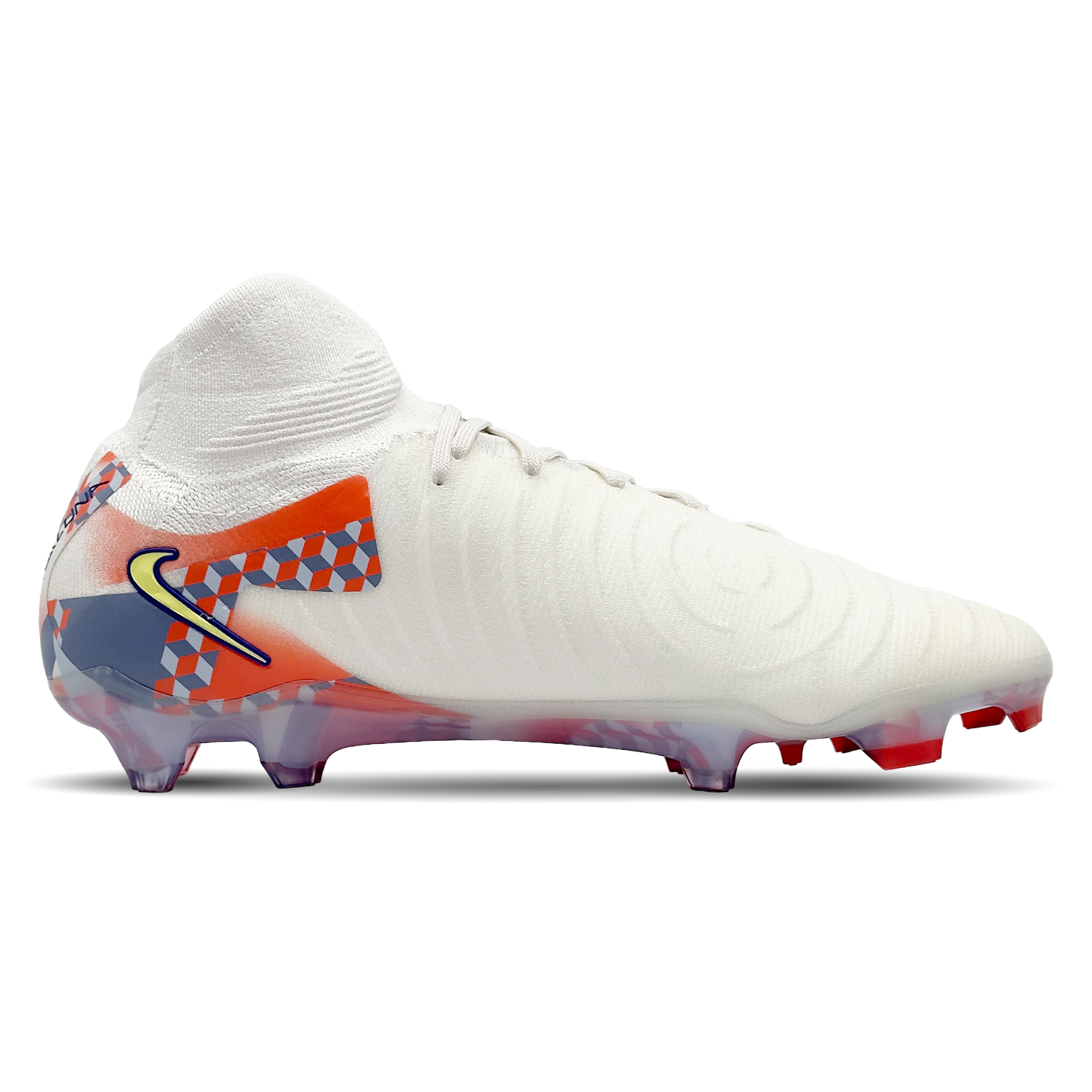 Die Nike Phantom Luna II Elite SE FG (FZ1528-001) bieten dir auf festen Böden exzellente Kontrolle und Präzision. Diese Premium-Fußballschuhe zeichnen sich durch ihr fortschrittliches Design und ihre langlebigen Materialien aus, die für optimalen Komfort und Leistung sorgen. Perfekt für ambitionierte Spieler, die ihr Spiel auf das nächste Level heben möchten. Erhältlich auf STUNNINGBOOTS.com.