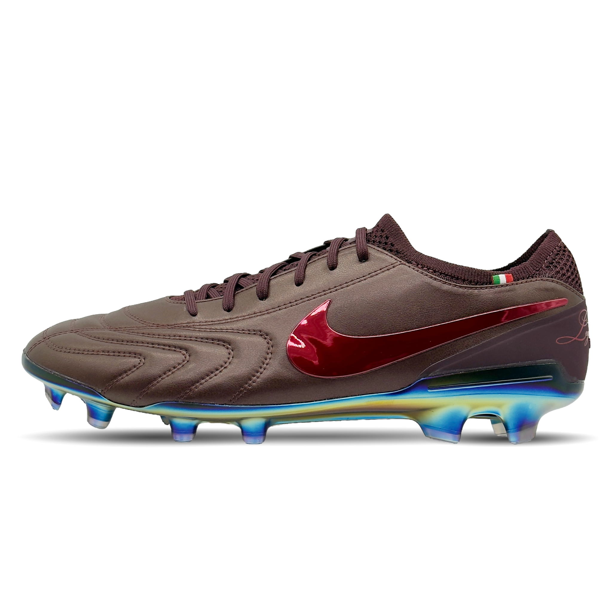 Der Nike Tiempo Legend 10 Elite FG SE ist ein Premium-Fußballschuh mit FlyTouch Plus-Leder für perfekte Ballkontrolle und Tragekomfort. Die FG-Sohle ist für Naturrasen optimiert. Klassisches Design trifft auf moderne Performance – erhältlich auf STUNNINGBOOTS.com für Spieler mit Anspruch.