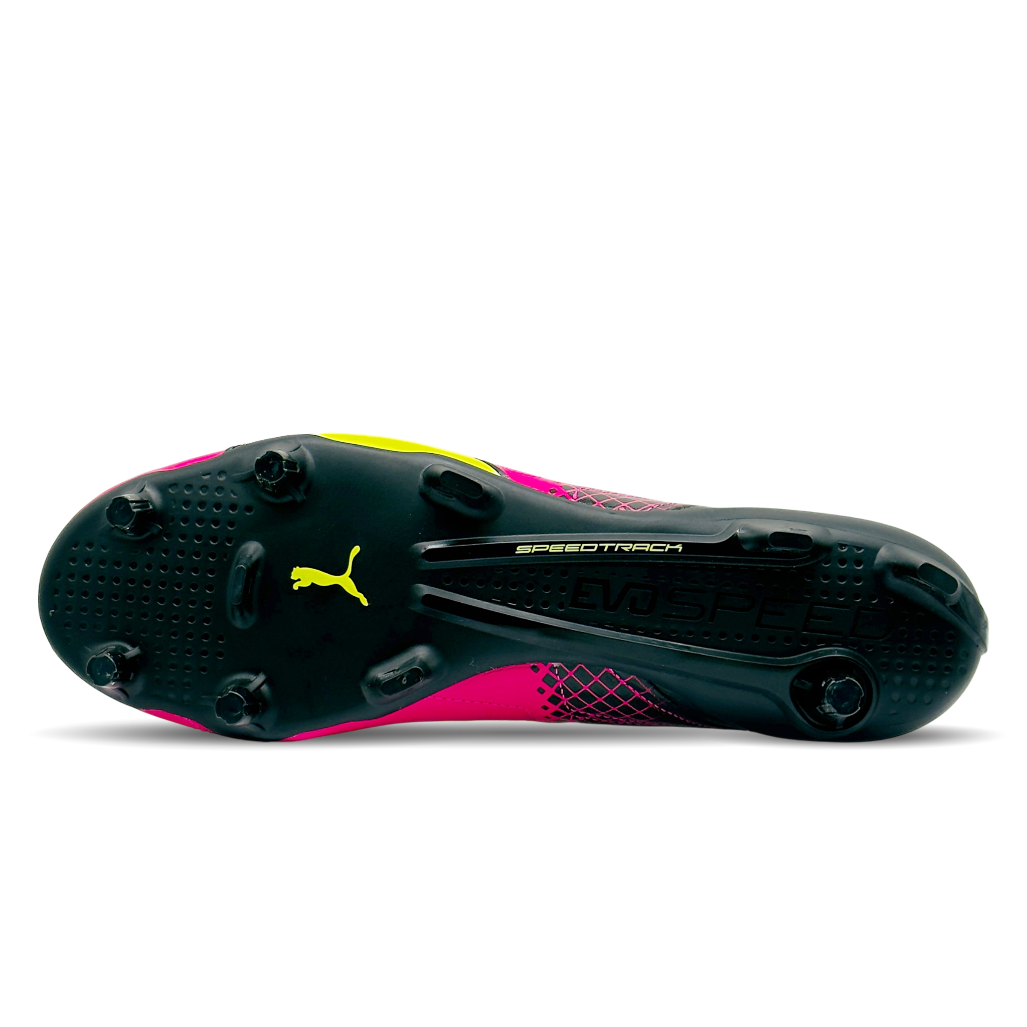 Der PUMA evoSPEED SL II LTH Tricks FG (103646-01) ist ein innovativer Fußballschuh, der für maximale Geschwindigkeit und präzise Ballkontrolle entwickelt wurde. Mit seinem ultraleichten Design und hochwertigem Leder sorgt er für optimalen Tragekomfort und perfekte Passform. Die FG-Sohle bietet hervorragenden Grip auf festen Naturrasenplätzen. Das auffällige zweifarbige Design verbindet Style mit Funktionalität. Ideal für Spieler, die auf dem Feld durch Technik und Tempo überzeugen wollen. Jetzt exklusiv auf