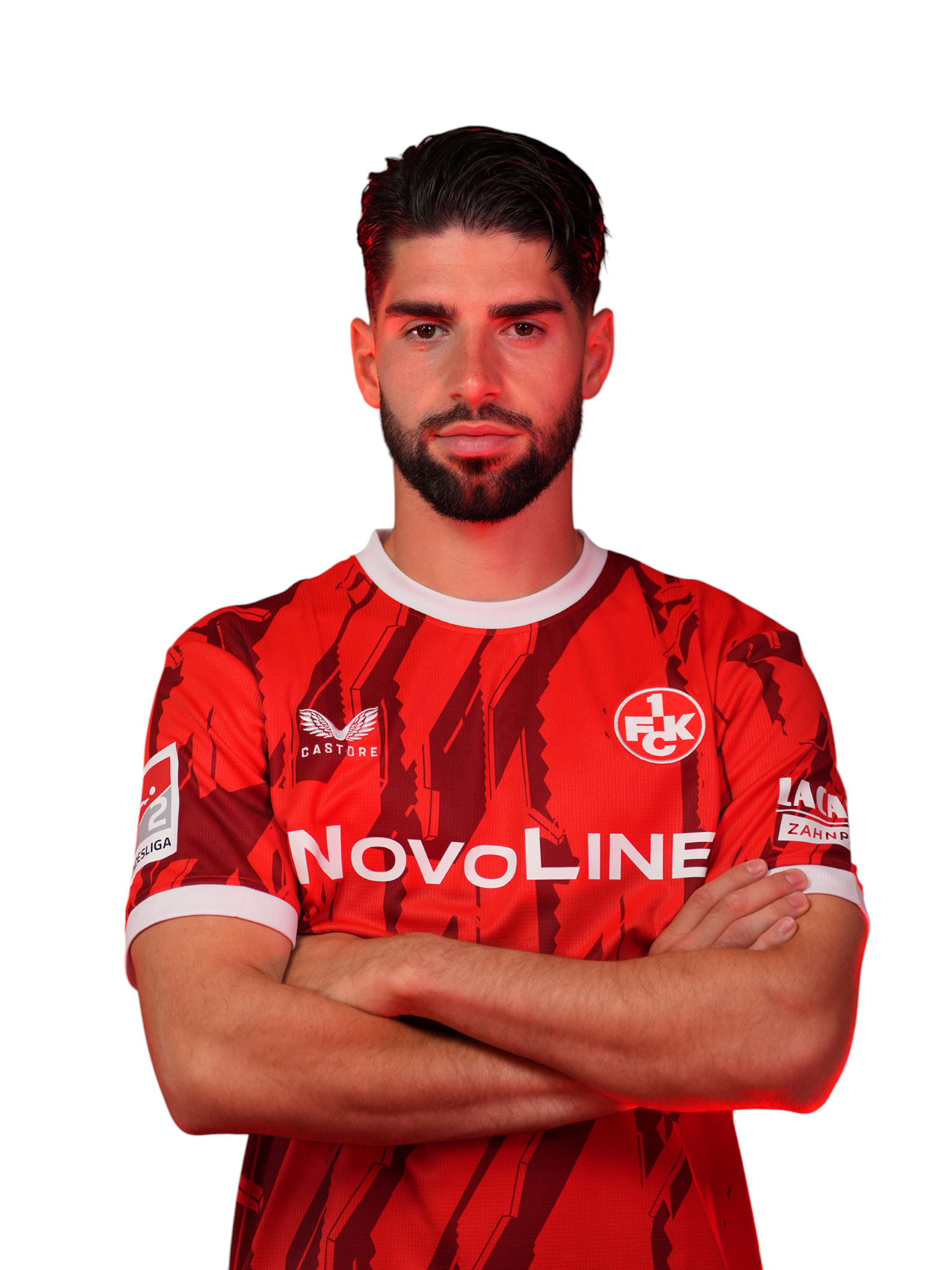 Semih Sahin 1. FC Kaiserslautern Mittelfeldspieler in der 3. Liga – Fußballprofi des FCK im Trikot der aktuellen Saison