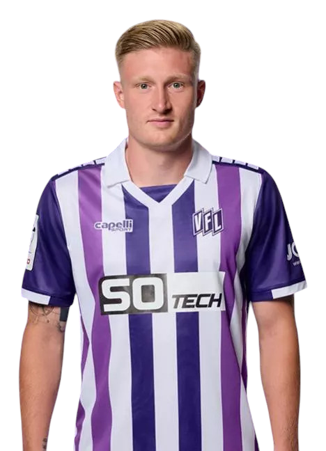 Kevin Schumacher VfL Osnabrück Mittelfeldspieler in der 3. Liga – Fußballprofi des VFL im Trikot der aktuellen Saison