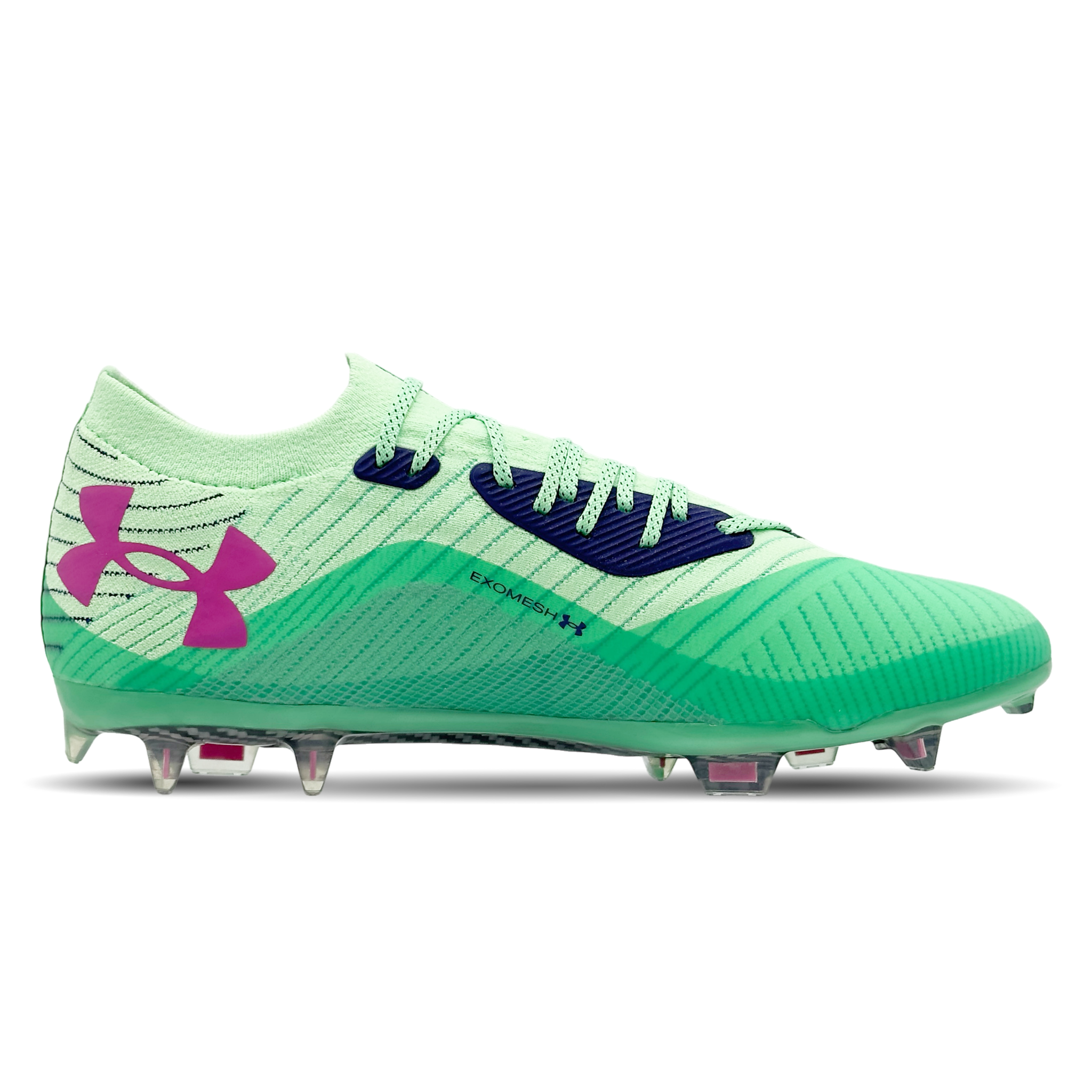 Der Under Armour Shadow Elite 2.0 FG ist ein High-Performance-Fußballschuh, der für schnelle, dynamische Spieler entwickelt wurde. Mit einer leichten Konstruktion, strategisch platzierten Stollen für optimale Traktion und einer engen, sockenähnlichen Passform bietet er ein Höchstmaß an Komfort und Kontrolle. Perfekt für feste Böden, sorgt die innovative Außensohle für außergewöhnliche Stabilität bei schnellen Richtungswechseln. Ideal für Spieler, die Geschwindigkeit und Präzision auf dem Platz suchen. Erhäl
