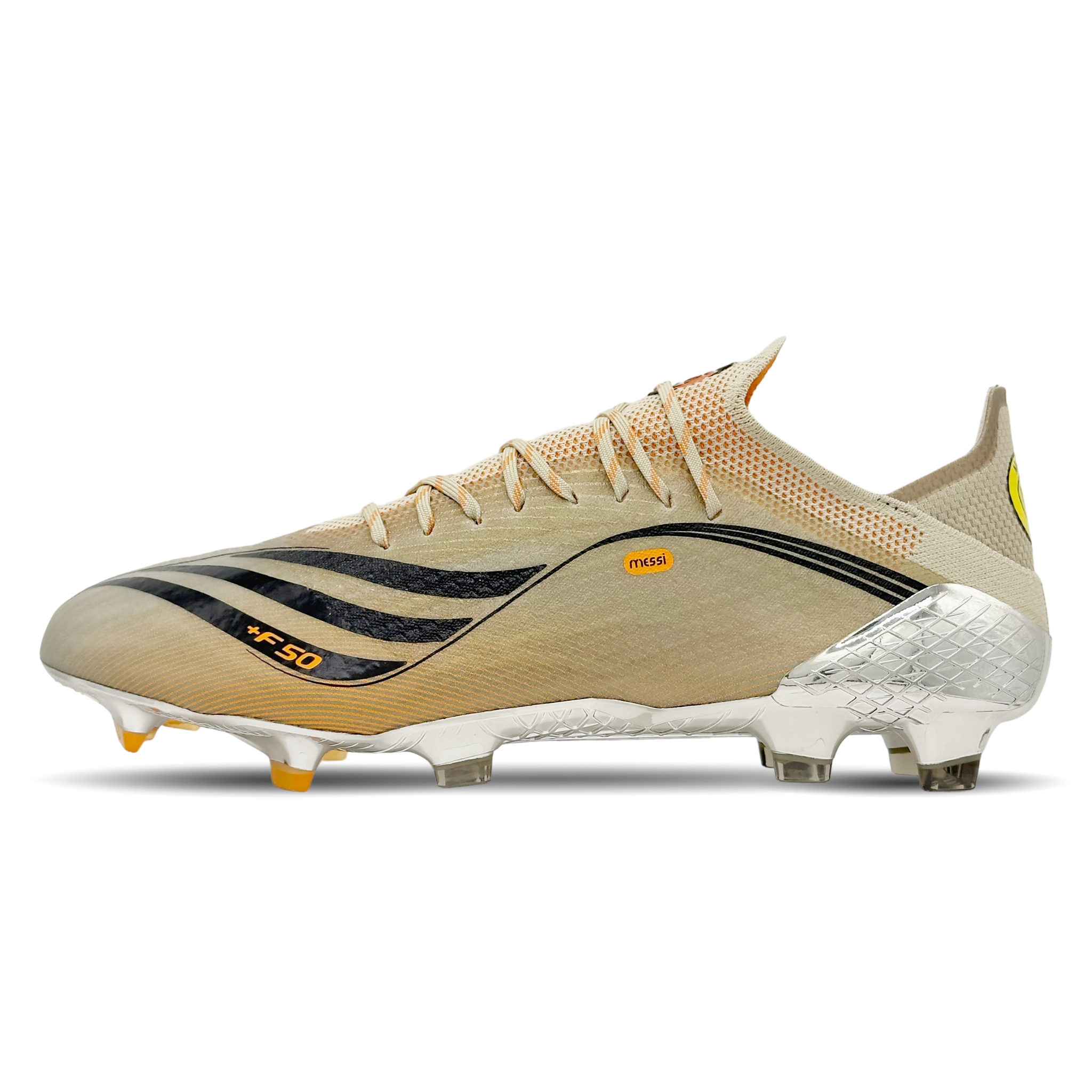 Die adidas X Speedflow.1 FG Messi (GX0216) bieten dir maximale Geschwindigkeit und Kontrolle auf festen Böden. Das leichte Obermaterial passt sich perfekt deinem Fuß an und sorgt für hohen Tragekomfort. Die Speedframe-Platte stabilisiert und ermöglicht explosive Beschleunigung, während die innovativen TPU-Noppen optimale Traktion bieten. Inspiriert von Lionel Messi, sind diese Schuhe ideal für Spieler, die das Spiel dominieren und ihre Agilität maximieren wollen. Erhältlich auf STUNNINGBOOTS.com!