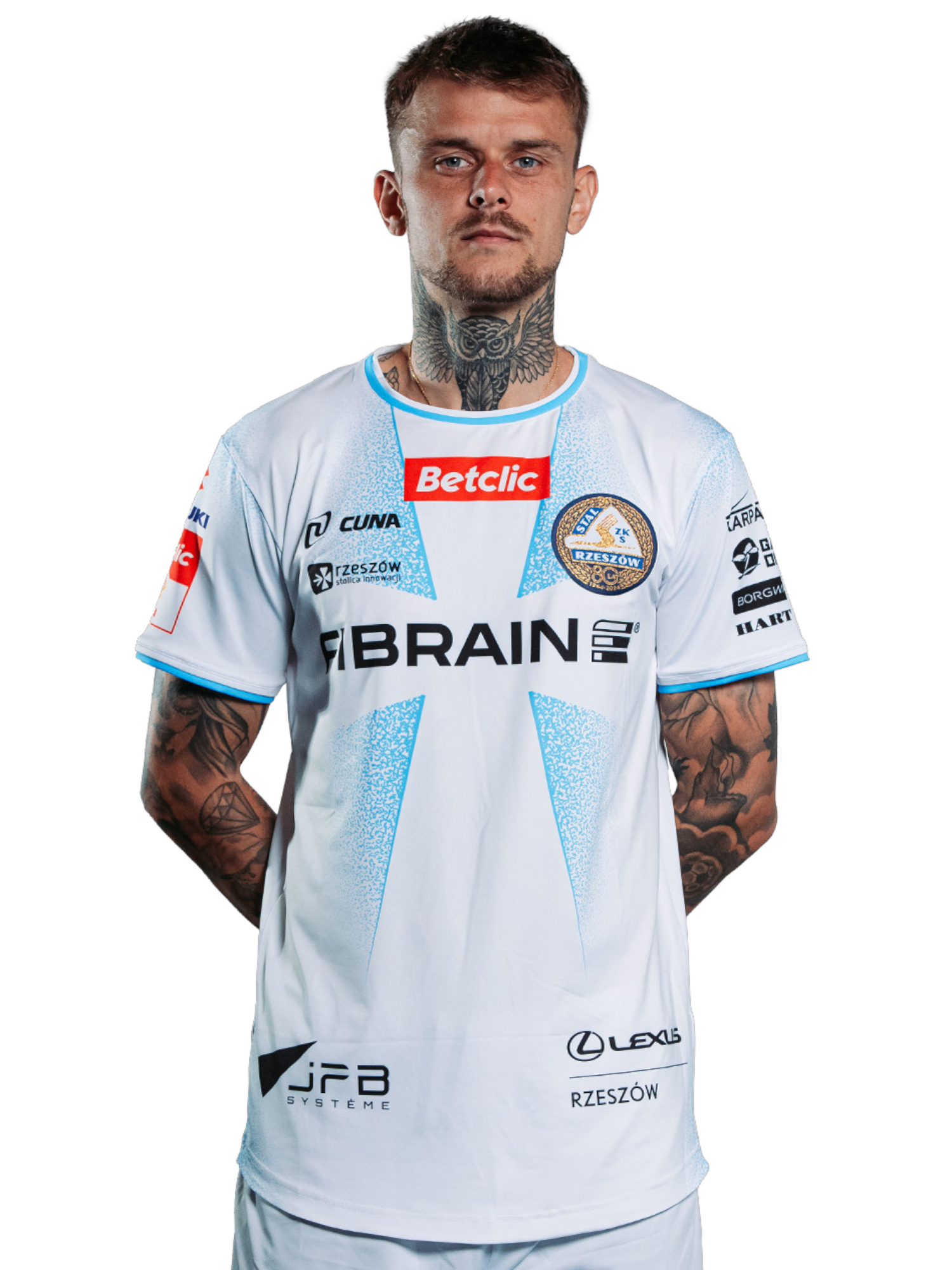 Sebastien Thill Resovia Rzeszów Mittelfeldspieler in der polnischen Ekstraklasa – Fußballprofi des Rzeszów im Trikot der aktuellen Saison