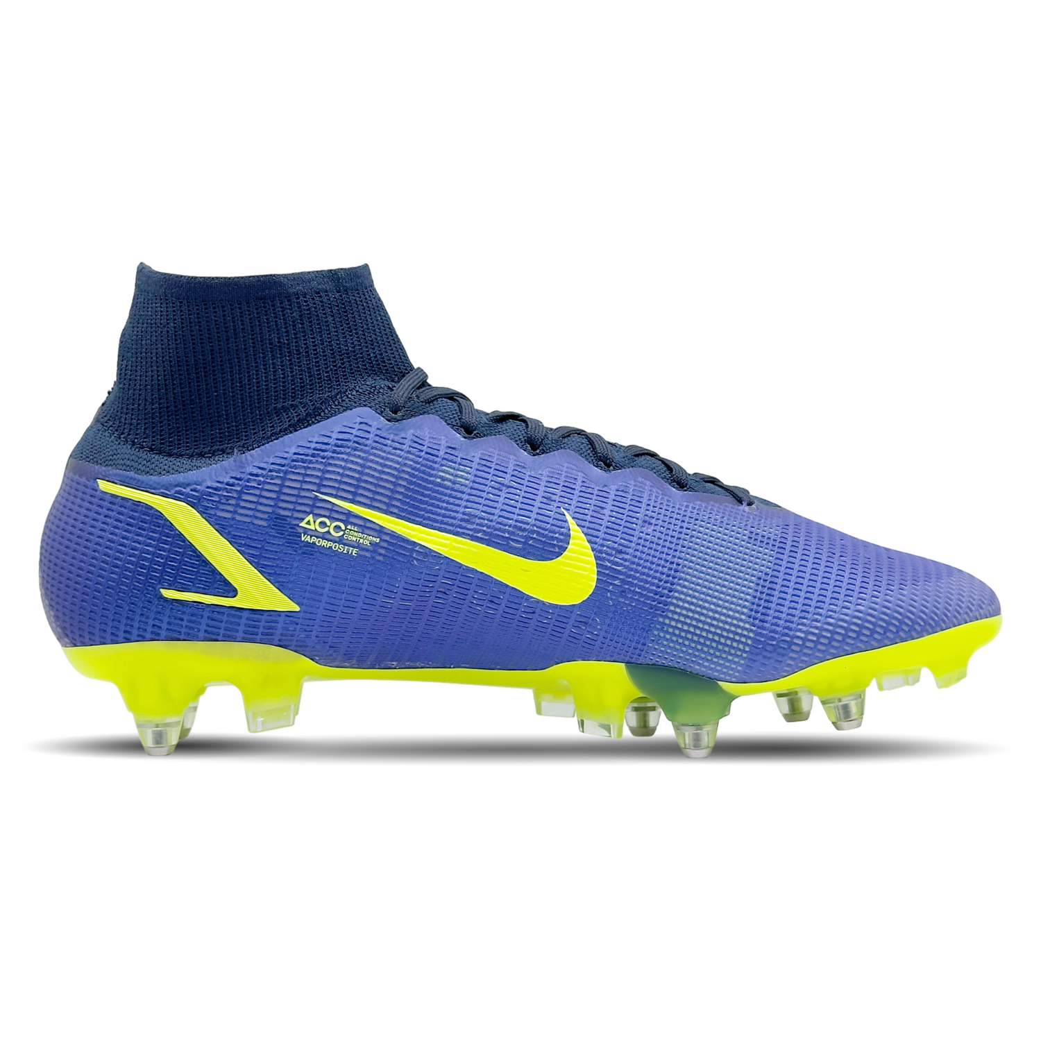 Die Nike Mercurial Superfly 8 Elite SG-Pro AC (CV0960-574) bieten dir ultimative Geschwindigkeit und Kontrolle auf nassem &amp; schlammigen Boden. Mit ihrer innovativen Flyknit-Technologie und strapazierfähigem Obermaterial sorgen sie für perfekten Sitz, außergewöhnliche Ballkontrolle und explosive Beschleunigung. Das fortschrittliche Design und die leichten Materialien machen diese Fußballschuhe zur idealen Wahl für ambitionierte Spieler. Erhältlich auf STUNNINGBOOTS.com!