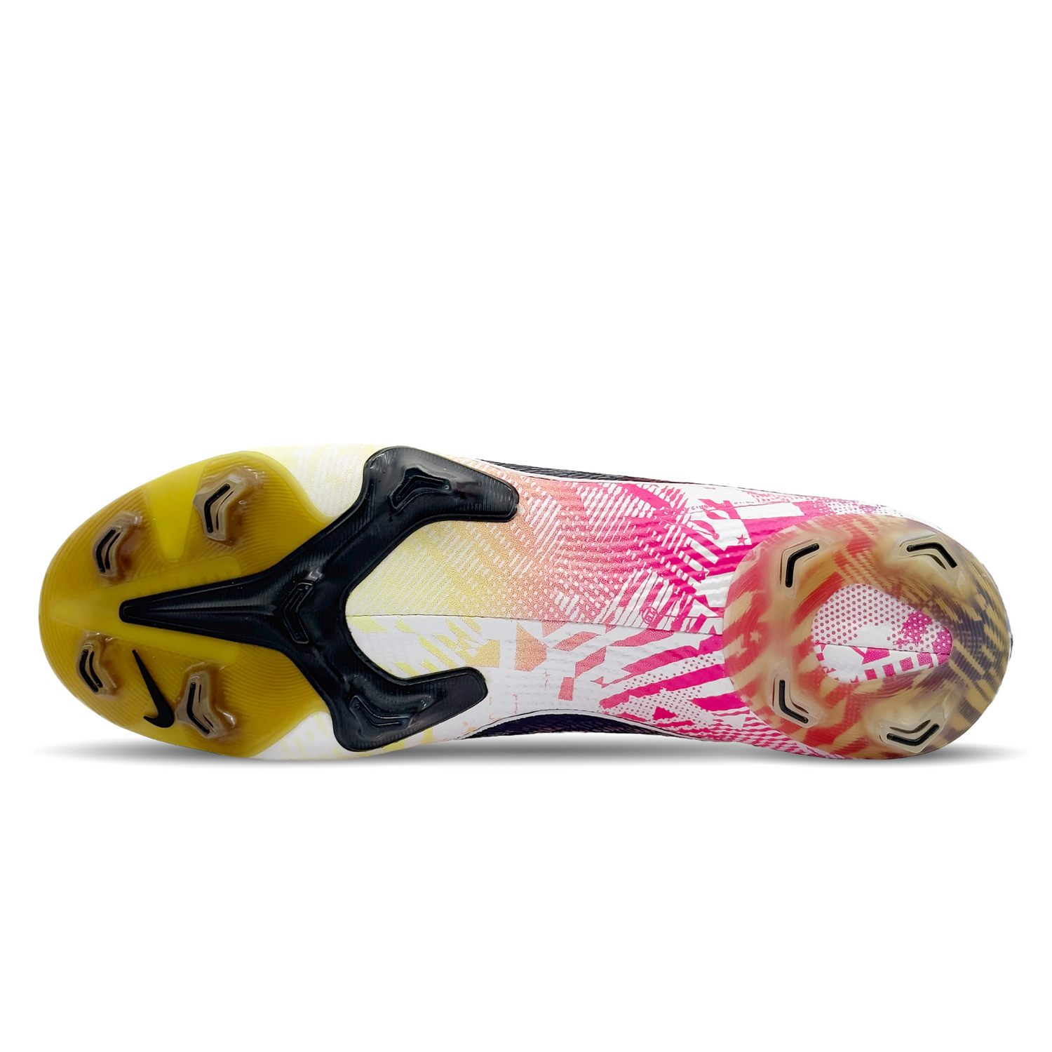 Die Nike Mercurial Vapor 13 Elite NJR FG (AT7898-104) bieten dir explosive Geschwindigkeit und perfekte Ballkontrolle auf festen Böden. Das Flyknit-Obermaterial passt sich deinem Fuß an und sorgt für eine sockenähnliche Passform, während die Nike Aerotrak-Zone mit Mikro-Rillen für optimale Traktion und Beschleunigung sorgt. Mit dem All Conditions Control (ACC) Finish hast du auch bei Nässe volle Kontrolle über den Ball. Diese Fußballschuhe sind ideal für schnelle Richtungswechsel und dynamische Spielzüge. E