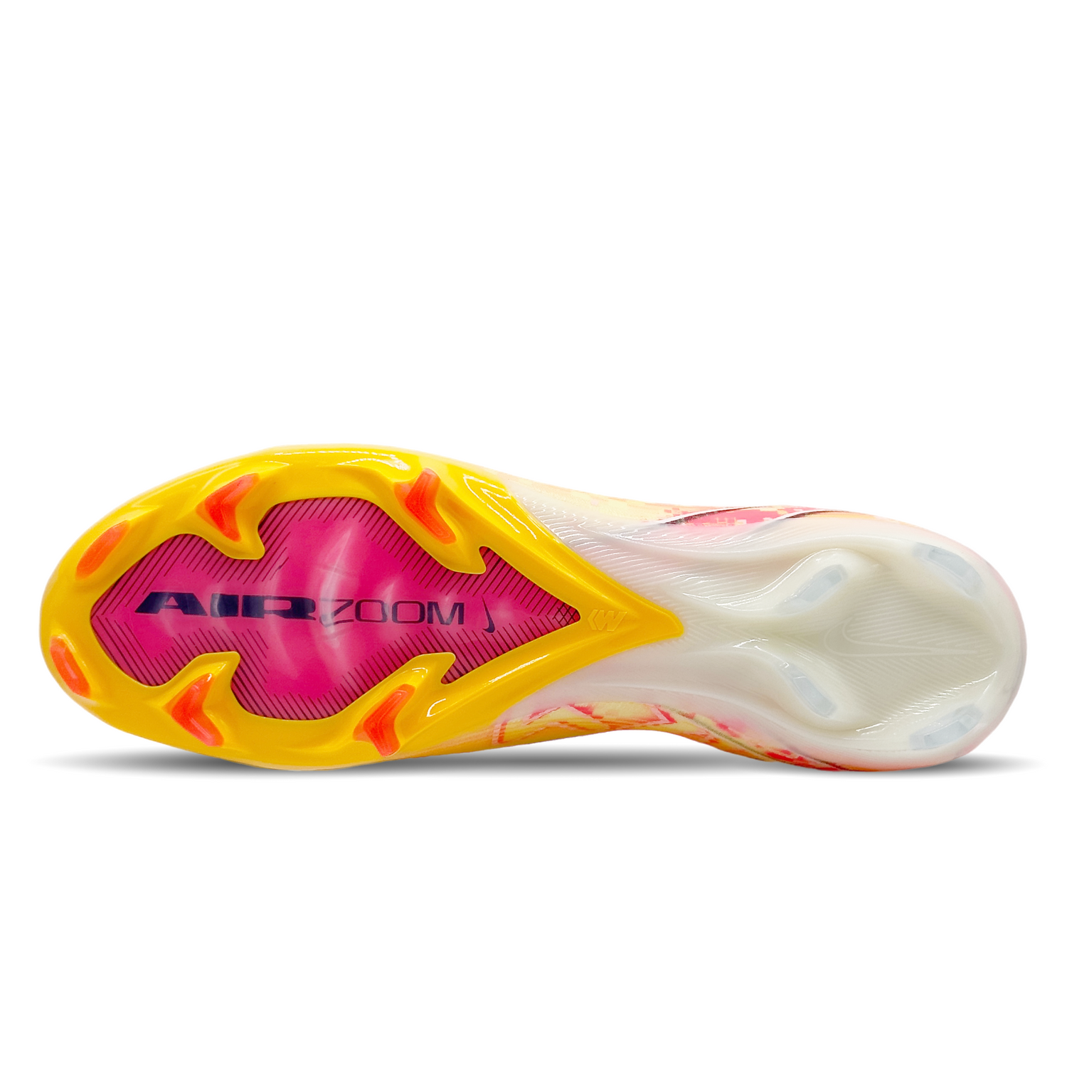 Erlebe Höchstgeschwindigkeit und Präzision mit den Nike Mercurial Zoom Superfly 10 Elite KM FG Fußballschuhen (FQ8692-800). Diese innovativen Schuhe bieten dir einen explosiven Antritt und perfekte Kontrolle auf festem Rasen. Das leichte Design, kombiniert mit einem atmungsaktiven Obermaterial und dem Dynamic Fit-Kragen, sorgt für optimalen Komfort und Stabilität. Dank der Zoom Air-Einheit erhältst du zusätzlichen Antrieb bei jedem Schritt. Perfekt für Spieler, die das Spiel dominieren wollen. Erhältlich au