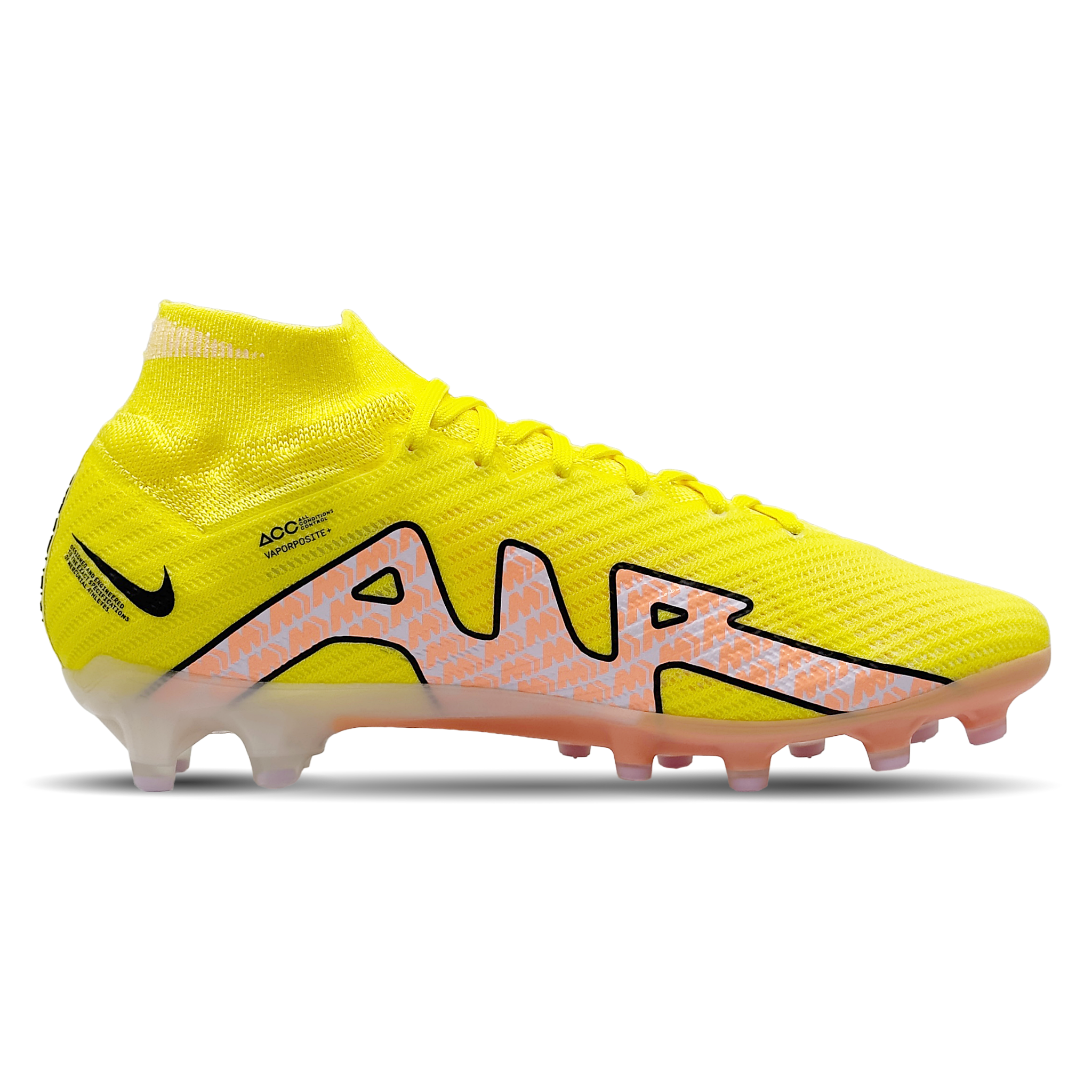 Entdecke die Nike Mercurial Zoom Superfly 9 Elite AG Pro (DJ5165-780) auf STUNNINGBOOTS.com. Diese Fußballschuhe bieten dir explosive Geschwindigkeit und optimalen Halt auf Kunstrasen. Die innovative Zoom Air-Dämpfung sorgt für reaktionsschnelle Bewegungen, während das leichte Design und die strukturierte Oberfläche präzise Ballkontrolle ermöglichen. Perfekt für schnelle Richtungswechsel und Höchstleistungen auf dem Platz.