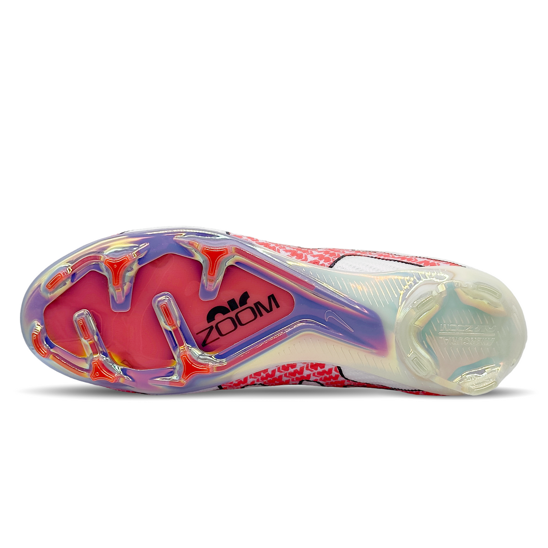 Entdecke die Nike Mercurial Zoom Superfly 9 Elite FG Fußballschuhe (DJ4977-101) für festen Boden. Diese Schuhe bieten erstklassige Traktion und Stabilität durch eine innovative Sohle und das Zoom Air-Element. Ihr dynamisches Design sorgt für einen modernen Look auf dem Spielfeld. Perfekt für ambitionierte Spieler, die Höchstleistung und Stil suchen. Hol sie dir jetzt auf STUNNINGBOOTS.com!