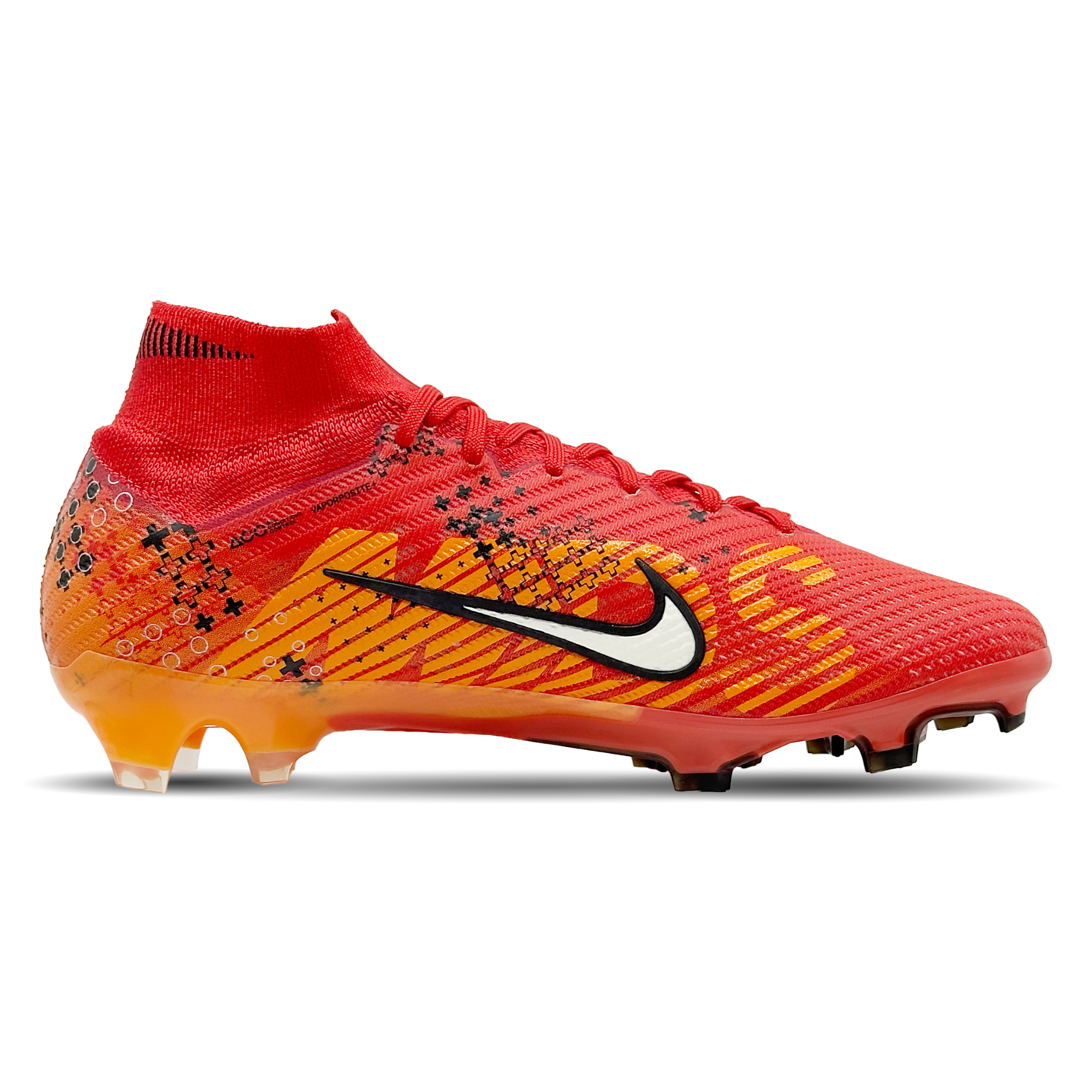 Entdecke den Nike Mercurial Zoom Superfly 9 MDS Elite FG (FD1157-600) auf STUNNINGBOOTS.com. Dieser innovative Fußballschuh bietet dir mit integrierter Zoom Air-Technologie und einer leichten, passgenauen Konstruktion maximale Geschwindigkeit und hervorragende Ballkontrolle auf Naturrasen. Perfekt für dynamische Spieler, die ihre Performance auf ein neues Level heben wollen. Verfügbar in einer auffälligen Farbgebung, die für zusätzliche Sichtbarkeit sorgt.