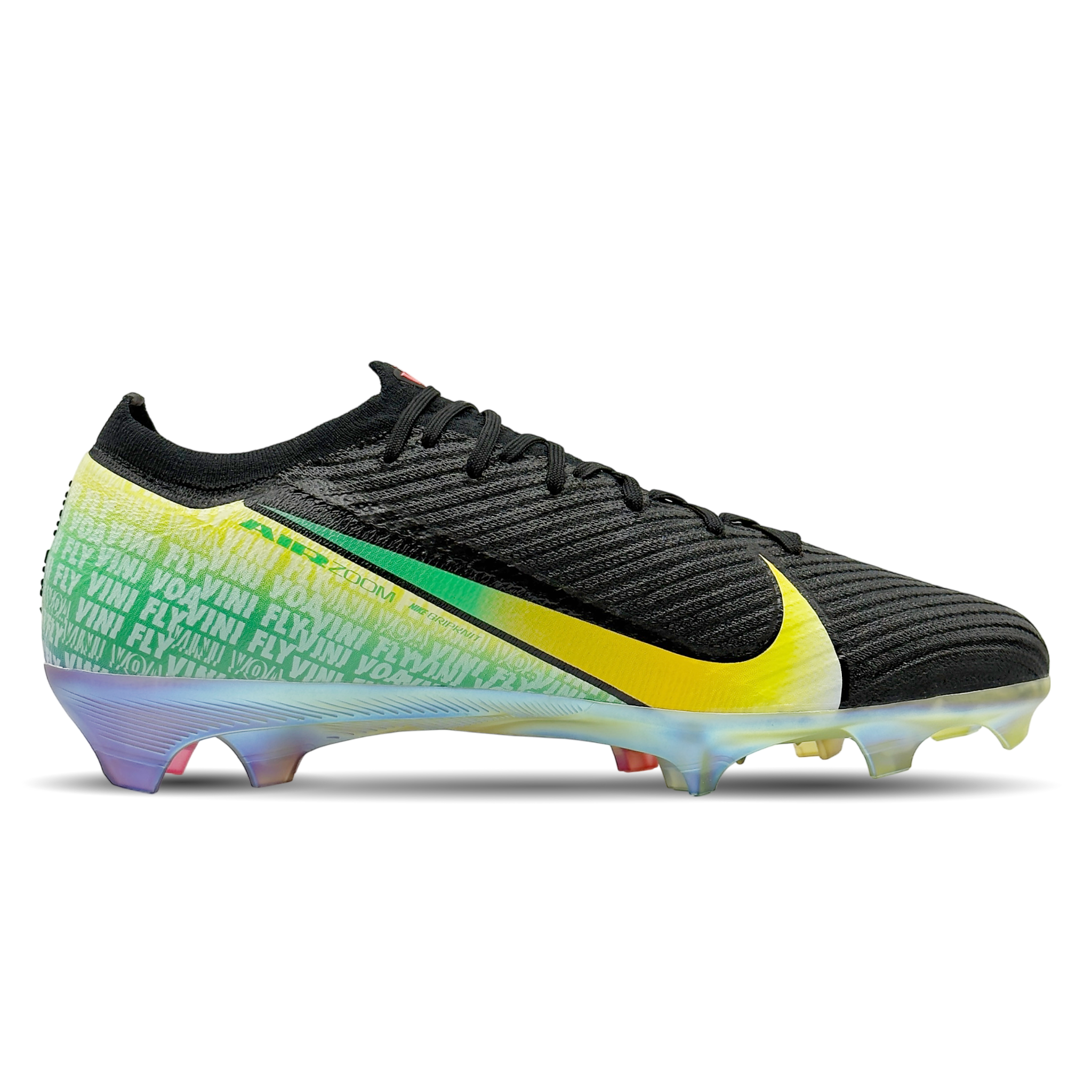 Die Nike Mercurial Zoom Vapor 16 Elite FG VJR (IB2356-001) bieten dir explosive Geschwindigkeit und präzise Ballkontrolle. Dank der innovativen Zoom Air-Einheit und griffigen Sohle erlebst du optimale Traktion und Stabilität auf festen Böden. Das leichte, atmungsaktive Obermaterial passt sich deinem Fuß an, während die enge Passform für hervorragenden Komfort sorgt. Die strategisch platzierte NikeGrip-Technologie verhindert Rutschen im Schuh. Perfekt für schnelle Richtungswechsel und präzise Schüsse, steige