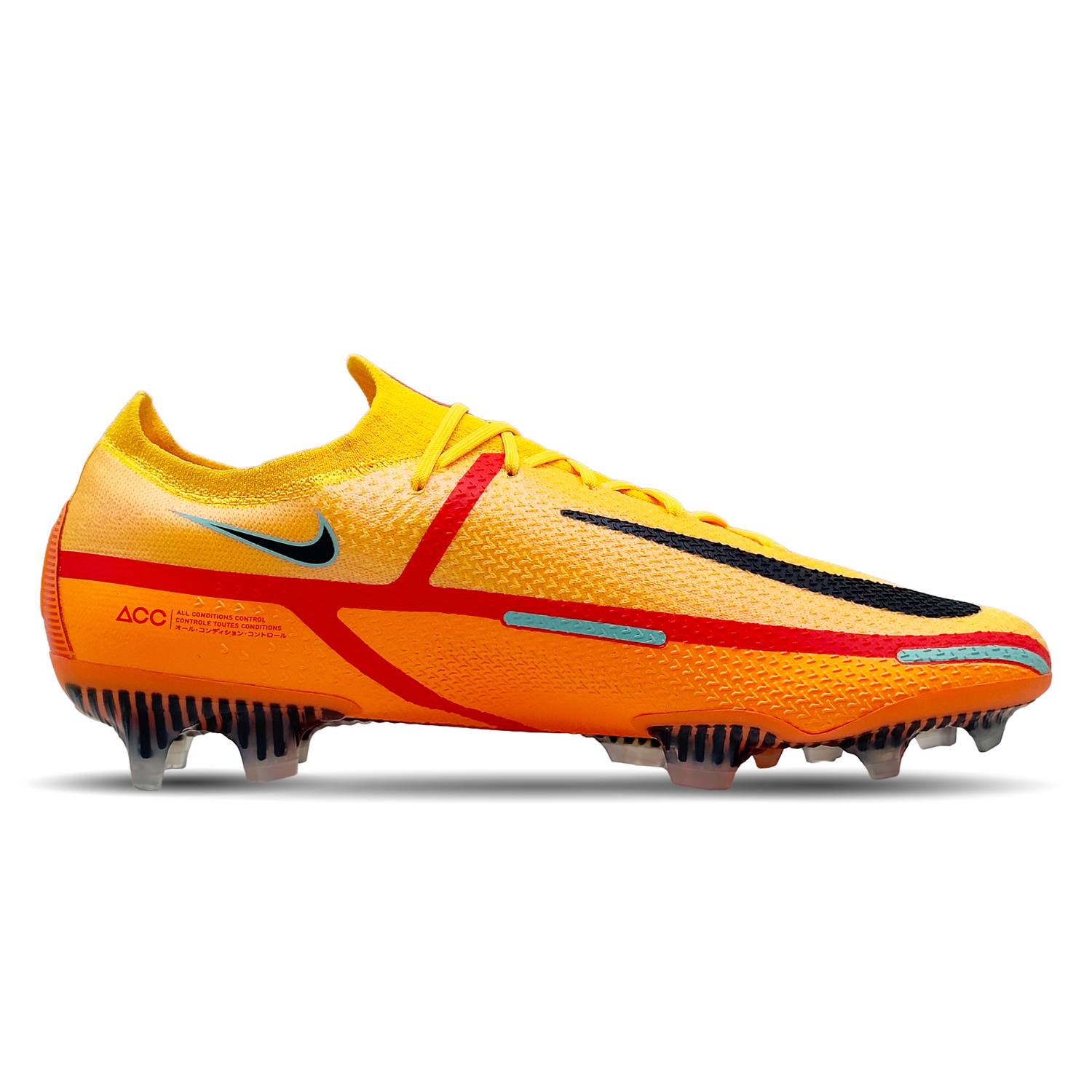 Erlebe ultimative Kontrolle und Präzision auf dem Platz mit den Nike Phantom GT2 Elite FG Fußballschuhen (CZ9890-808). Ihr innovatives Design maximiert die Ballkontrolle, während das Flyknit für eine perfekte Passform und Wendigkeit sorgt. Ideal für Spieler, die ihre Technik perfektionieren und das Spiel dominieren möchten. Verfügbar bei STUNNINGBOOTS.com.
