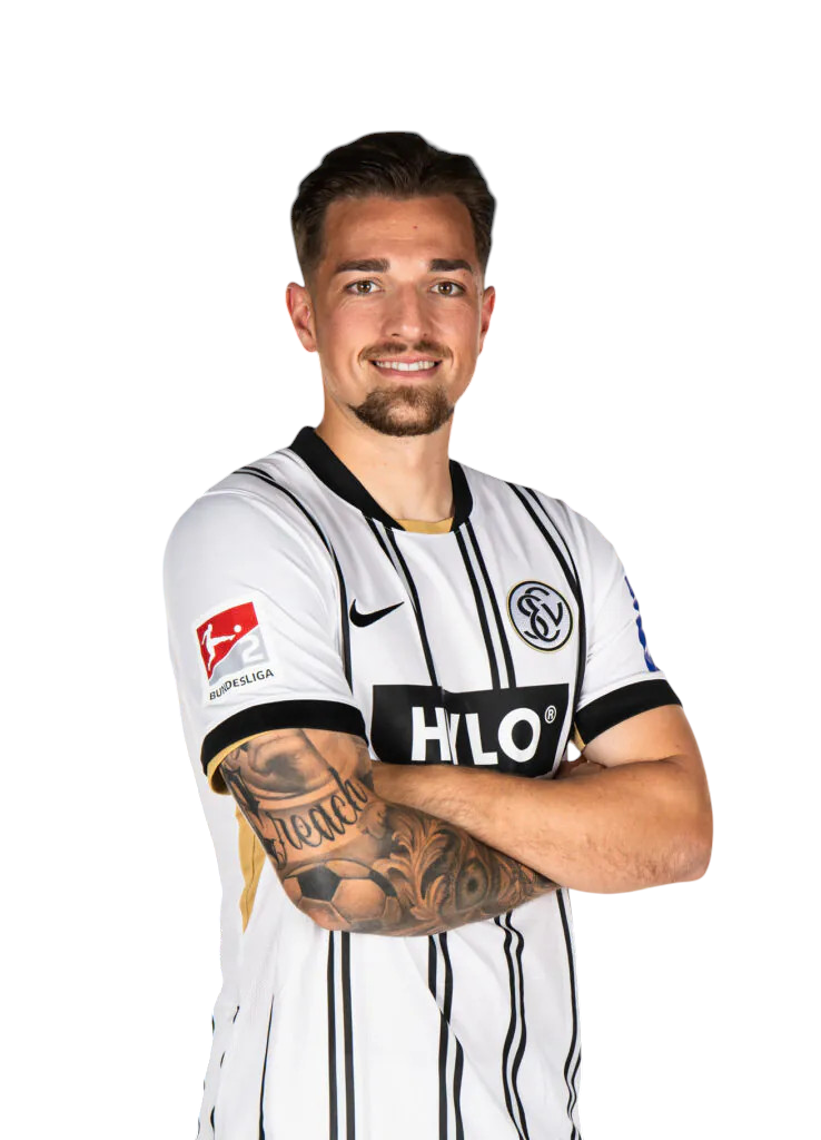 Luca Schnellbacher SV Elversberg Stürmer im Einsatz – aktueller Spieler des SVE in der 2. Bundesliga