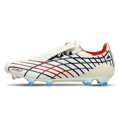 Der adidas F50 Elite FG Unisport (JQ8781) auf STUNNINGBOOTS.com verbindet leichte Bauweise mit urbanem Stil und bietet dir präzise Kontrolle und schnelle Beweglichkeit auf festem Boden. Mit enger Passform, starken Materialien und sichtbarem „30 Years“-Branding ist dieser Schuh eine Hommage an Fußball- und Sneakerkultur gleichermaßen.