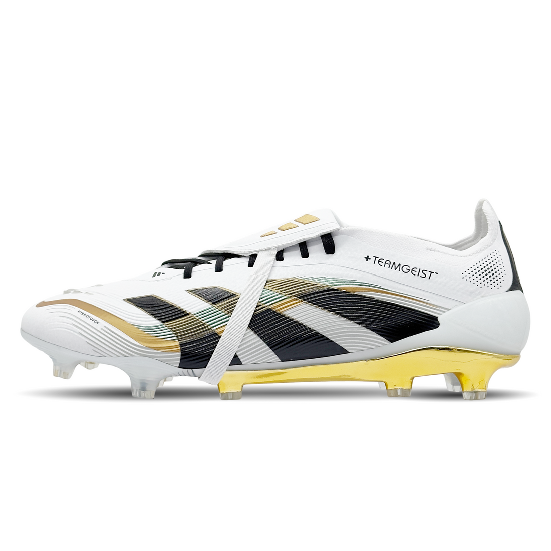 Entdecke die adidas Predator Elite FT FG TEAMG [JP5730] Fußballschuhe auf STUNNINGBOOTS.com. Diese Fußballschuhe bieten erstklassige Kontrolle und Präzision auf festem Boden. Mit einem innovativen Design und hochwertigen Materialien sorgen sie für optimalen Halt und Komfort. Das nahtlose Obermaterial und die fortschrittliche Sohlenkonstruktion verbessern dein Spiel. Erhältlich auf STUNNINGBOOTS.com.