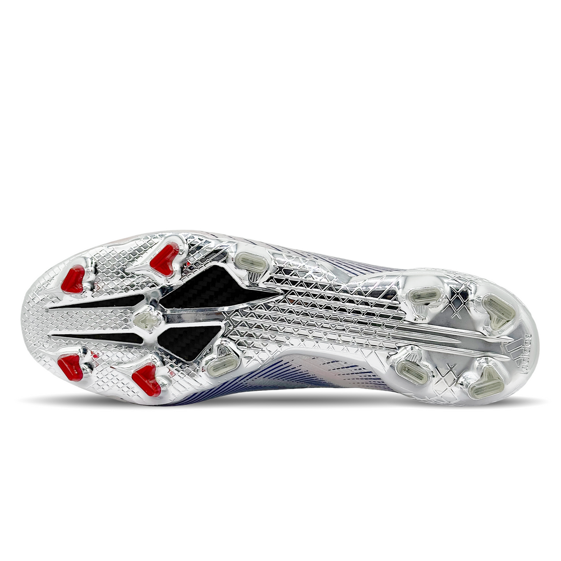Die adidas X Ghosted+ FG (FW8426) bieten dir ultimative Geschwindigkeit und Präzision auf festen Böden. Das innovative Fluroskin-Obermaterial sorgt für eine perfekte Passform und minimales Gewicht, während die Carbitex-Carbonfaserplatte dir explosive Beschleunigung und Stabilität verleiht. Erlebe optimale Ballkontrolle und dominier das Spiel mit diesen High-Performance-Fußballschuhen. Jetzt erhältlich auf STUNNINGBOOTS.com!