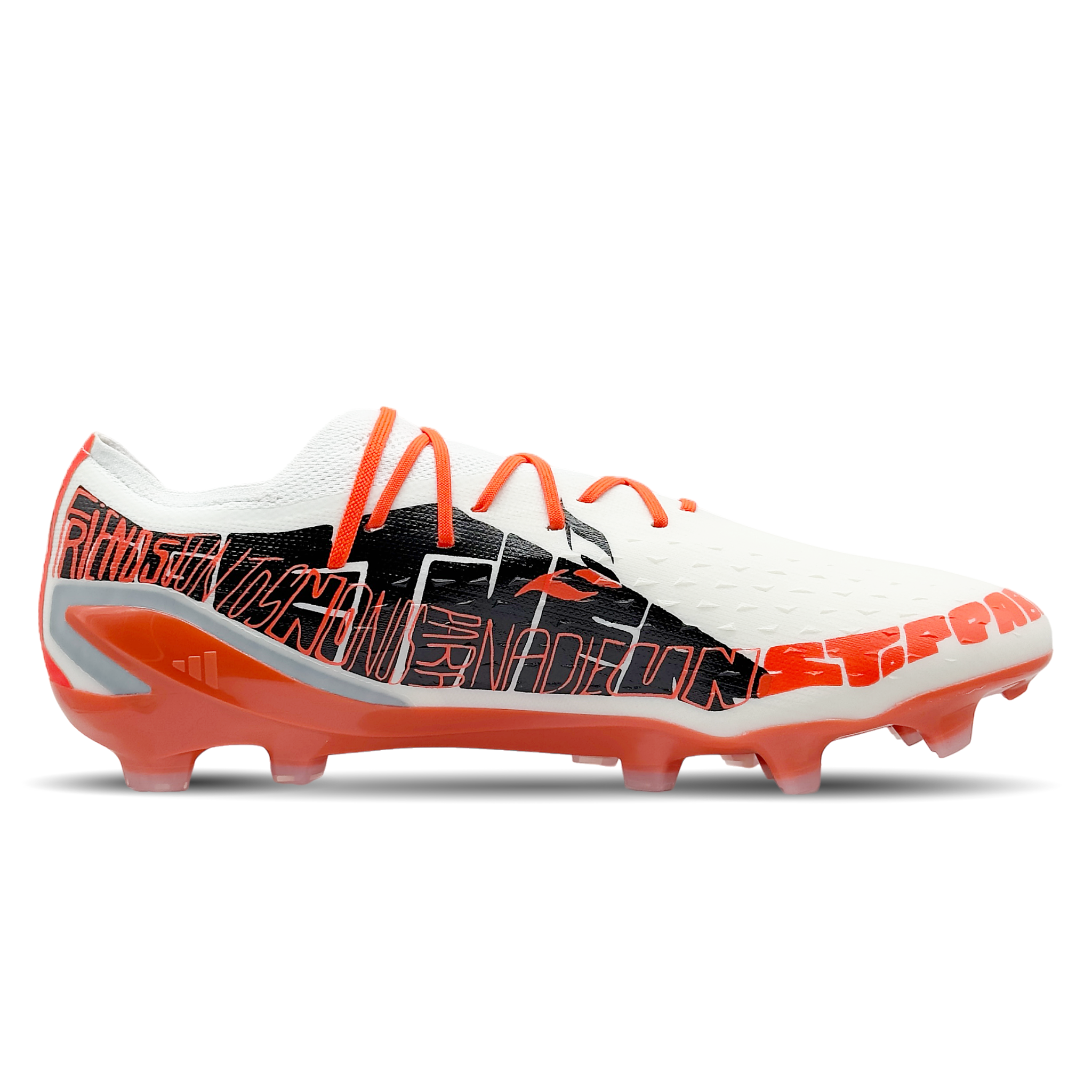 Die adidas X Speedportal Messi 1 FG (GW8387) bieten dir maximale Geschwindigkeit und Kontrolle auf festen Böden. Das leichte Obermaterial passt sich perfekt deinem Fuß an und sorgt für hohen Tragekomfort. Die Carbitex-Platte stabilisiert und ermöglicht explosive Beschleunigung, während die innovativen TPU-Noppen optimale Traktion bieten. Inspiriert von Lionel Messi, sind diese Schuhe ideal für Spieler, die das Spiel dominieren und ihre Agilität maximieren wollen. Erhältlich auf STUNNINGBOOTS.com!